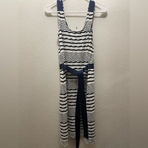 Cremieux  blue and white dress